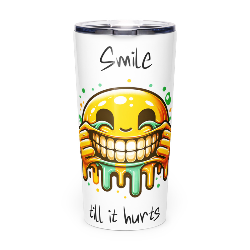 Tapered stainless steel tumbler