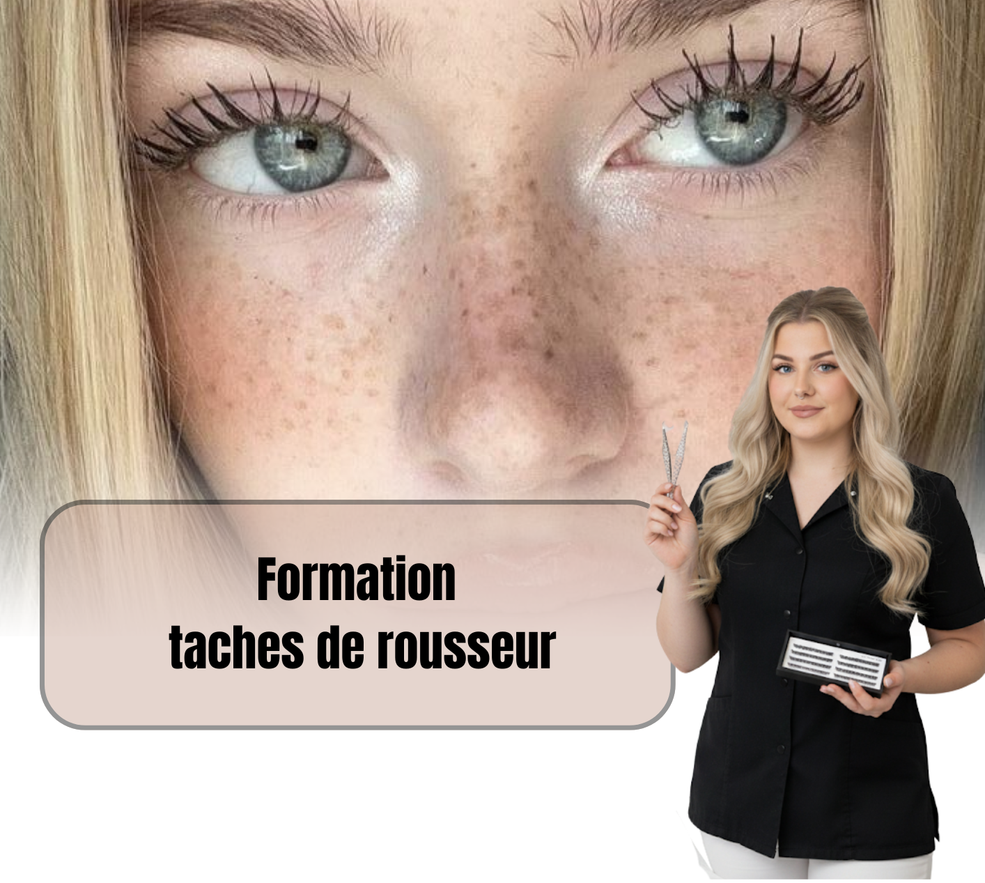Formation taches de rousseurs - maquillage permanent