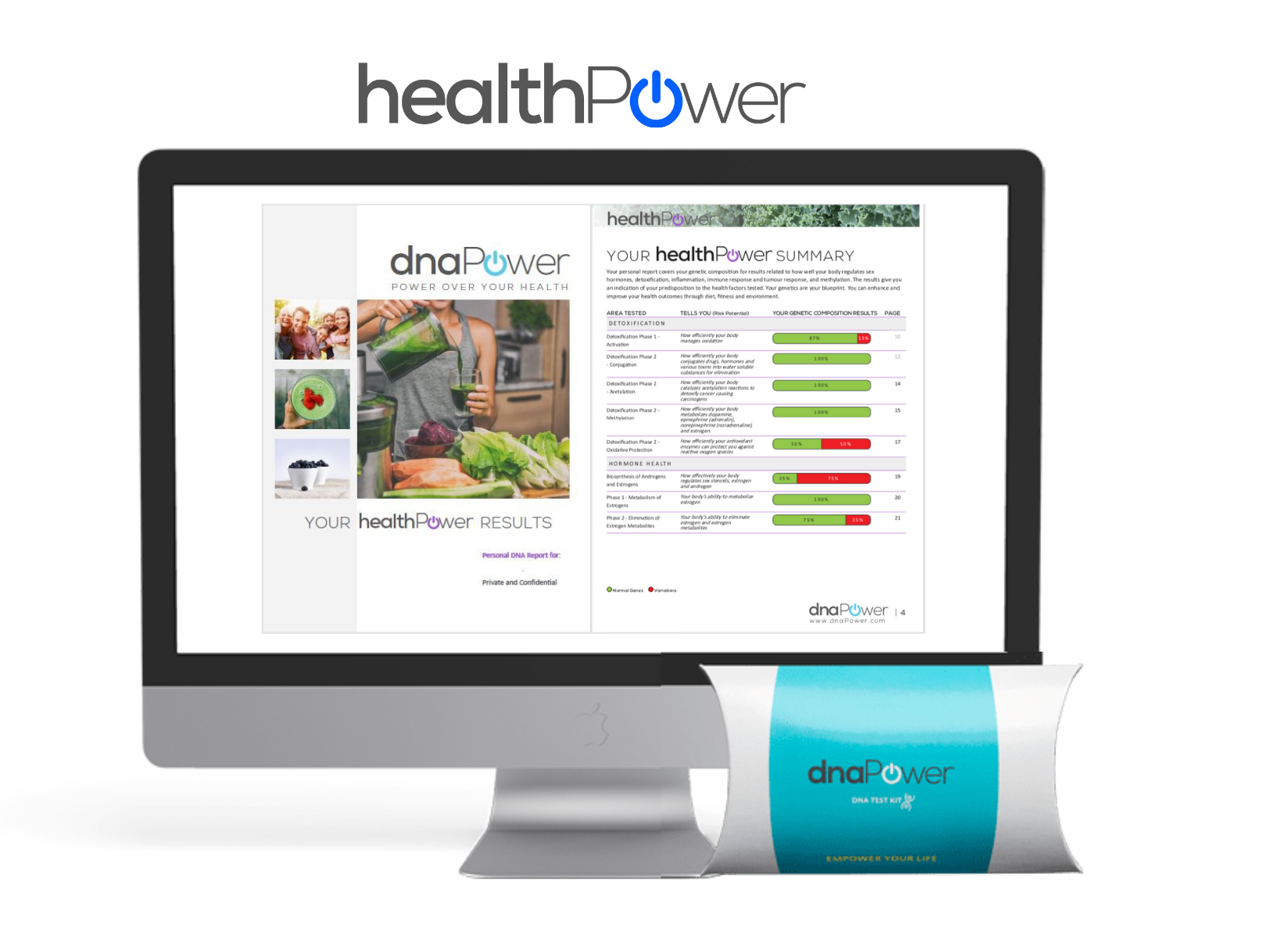 dnaPower Health DNA Testing Kit