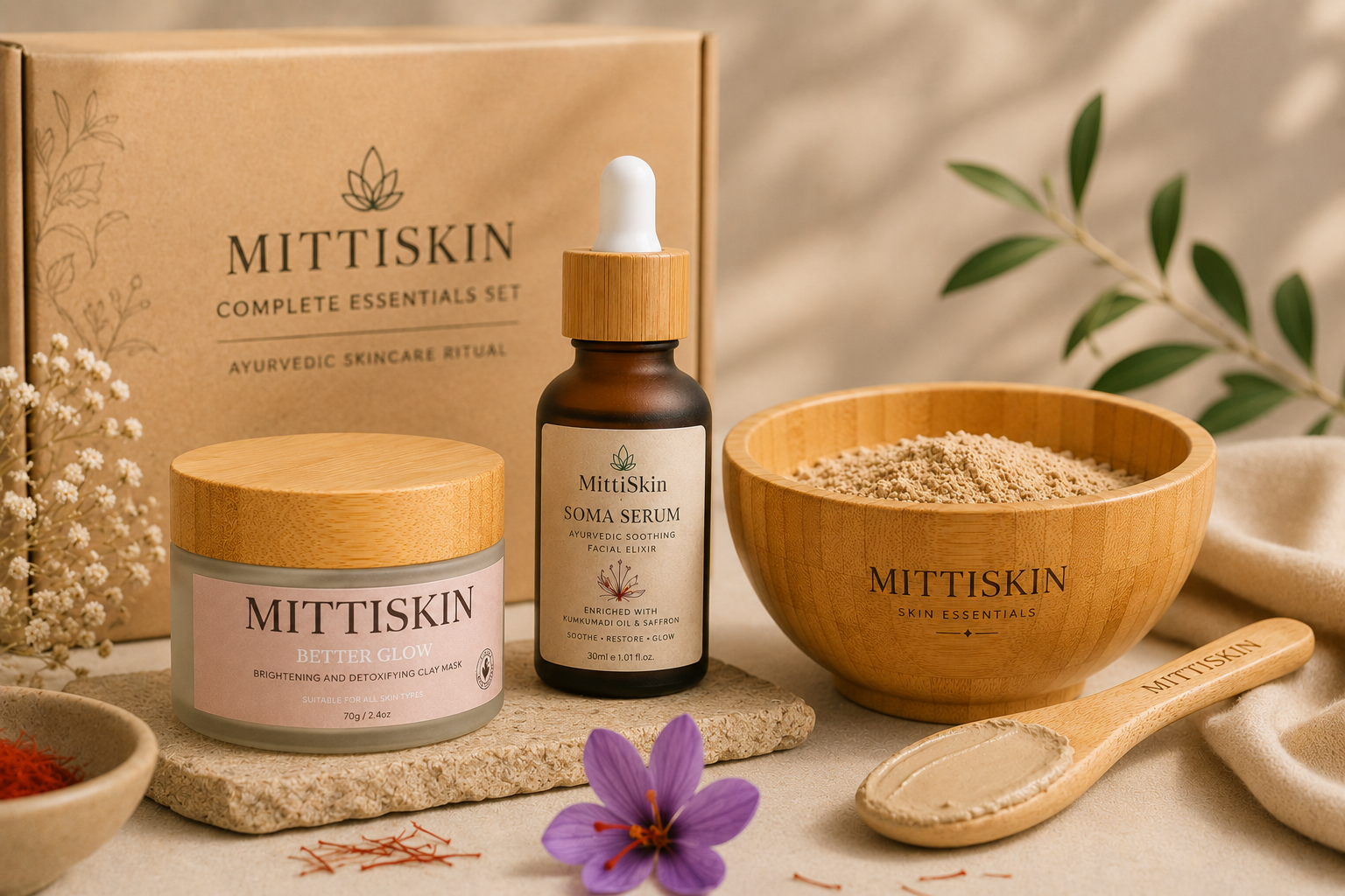 Mitti Skin Essentials kit