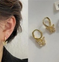 B018 ARETES 1430-Mariposa hueca 31