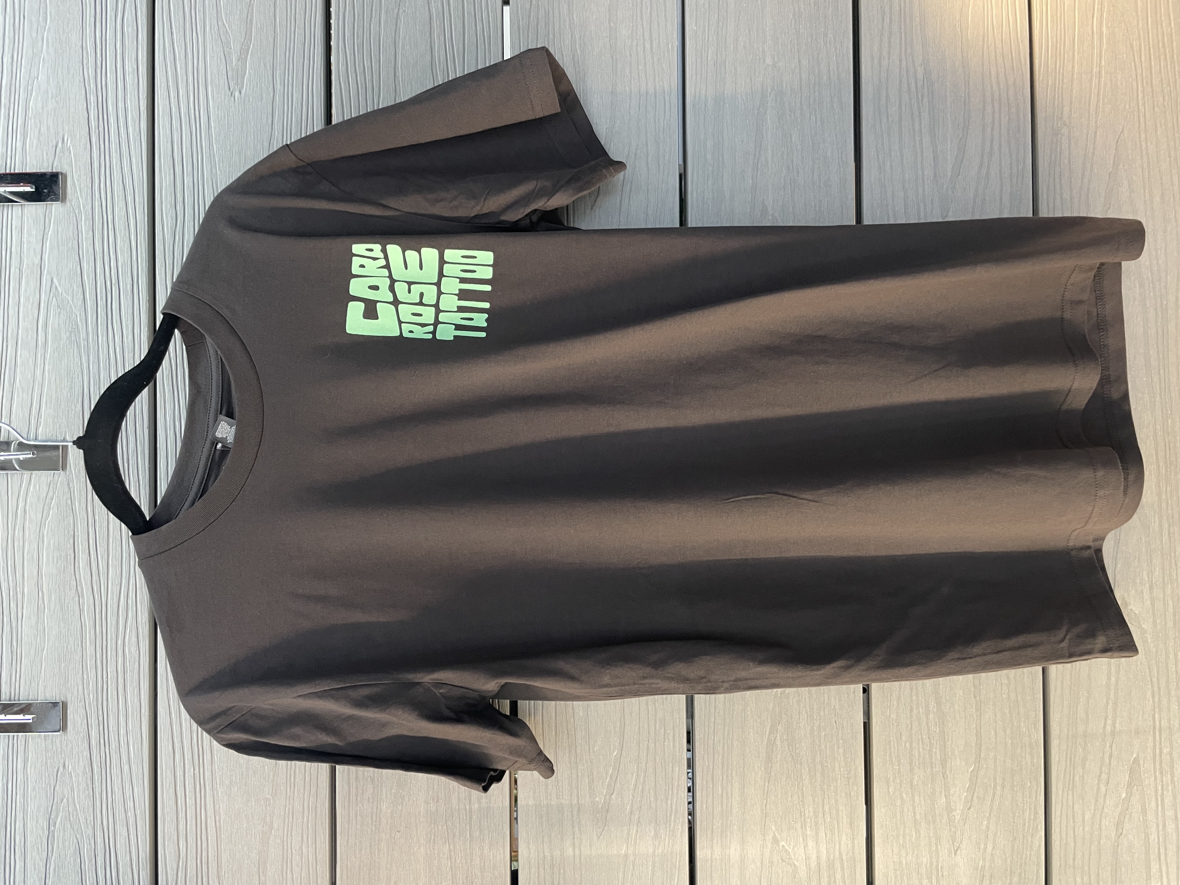 CRT - Green and Gold on Coal