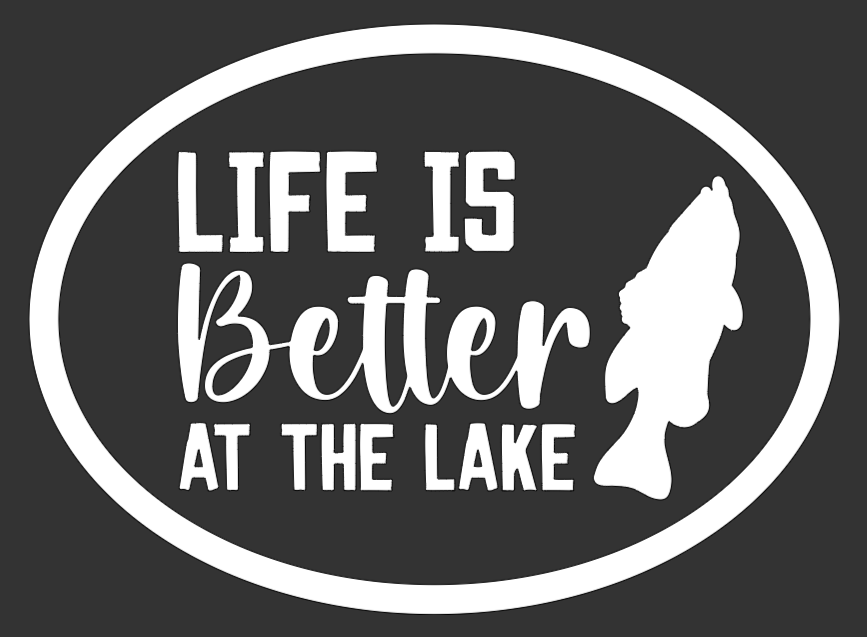Lake Life Decorative Decal