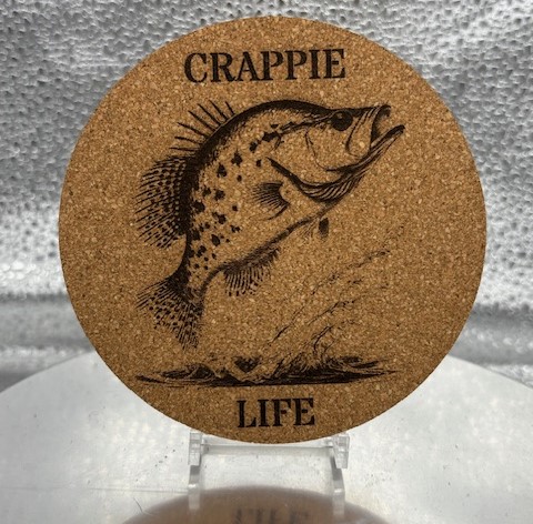 Crappie Cork Coaster Set