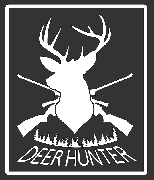 Deer Hunter Window Decal