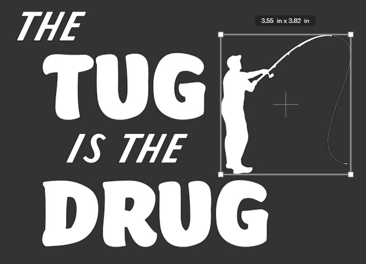 The Tug Is The Drug Fishing Decal