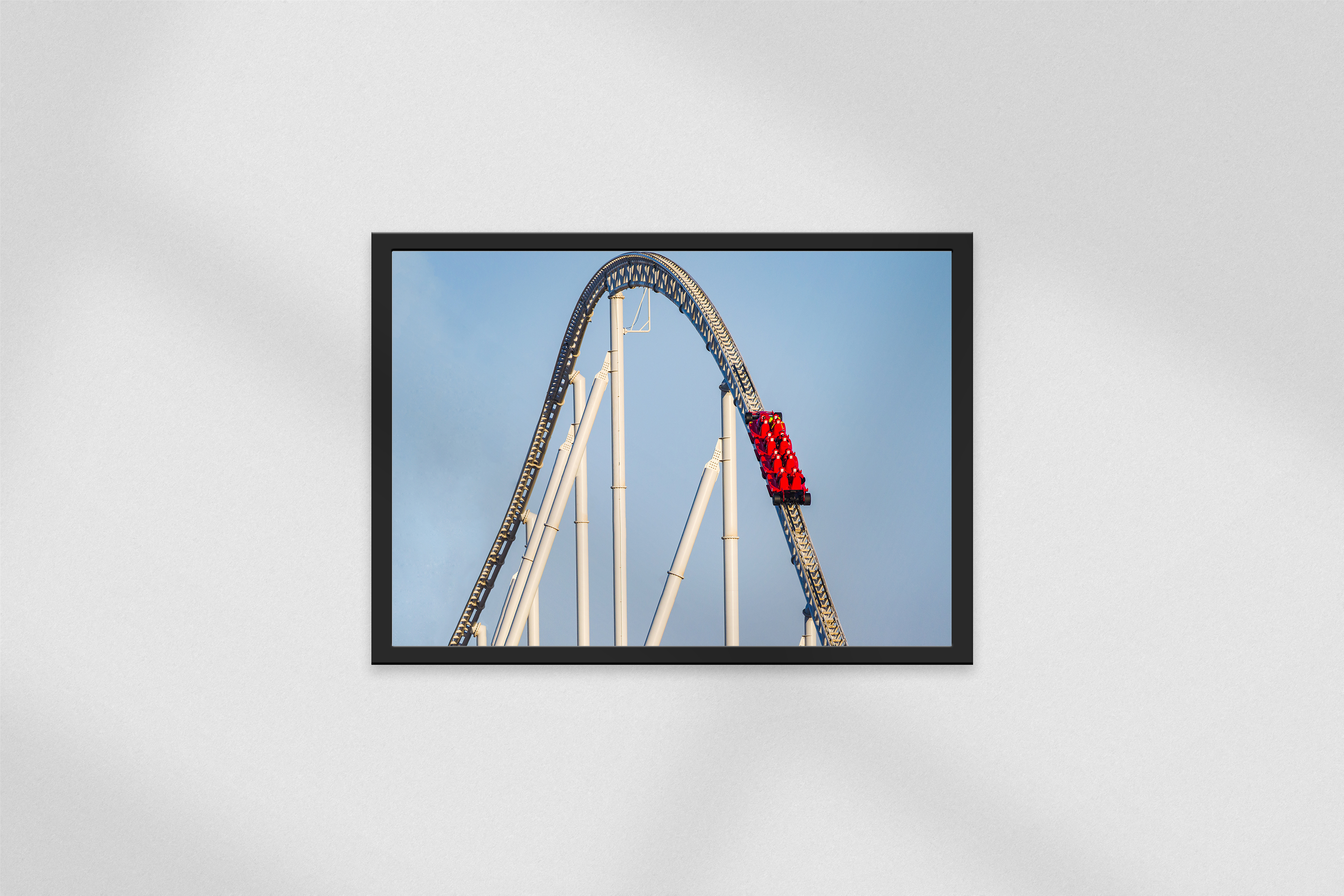 Red Racer - Formula Coaster Wede Poster