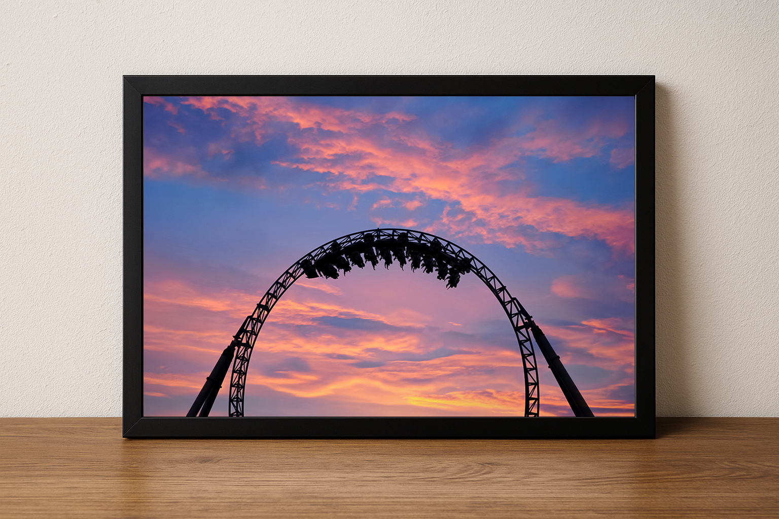 Sunset Loop – Twilight Coaster Wende Poster