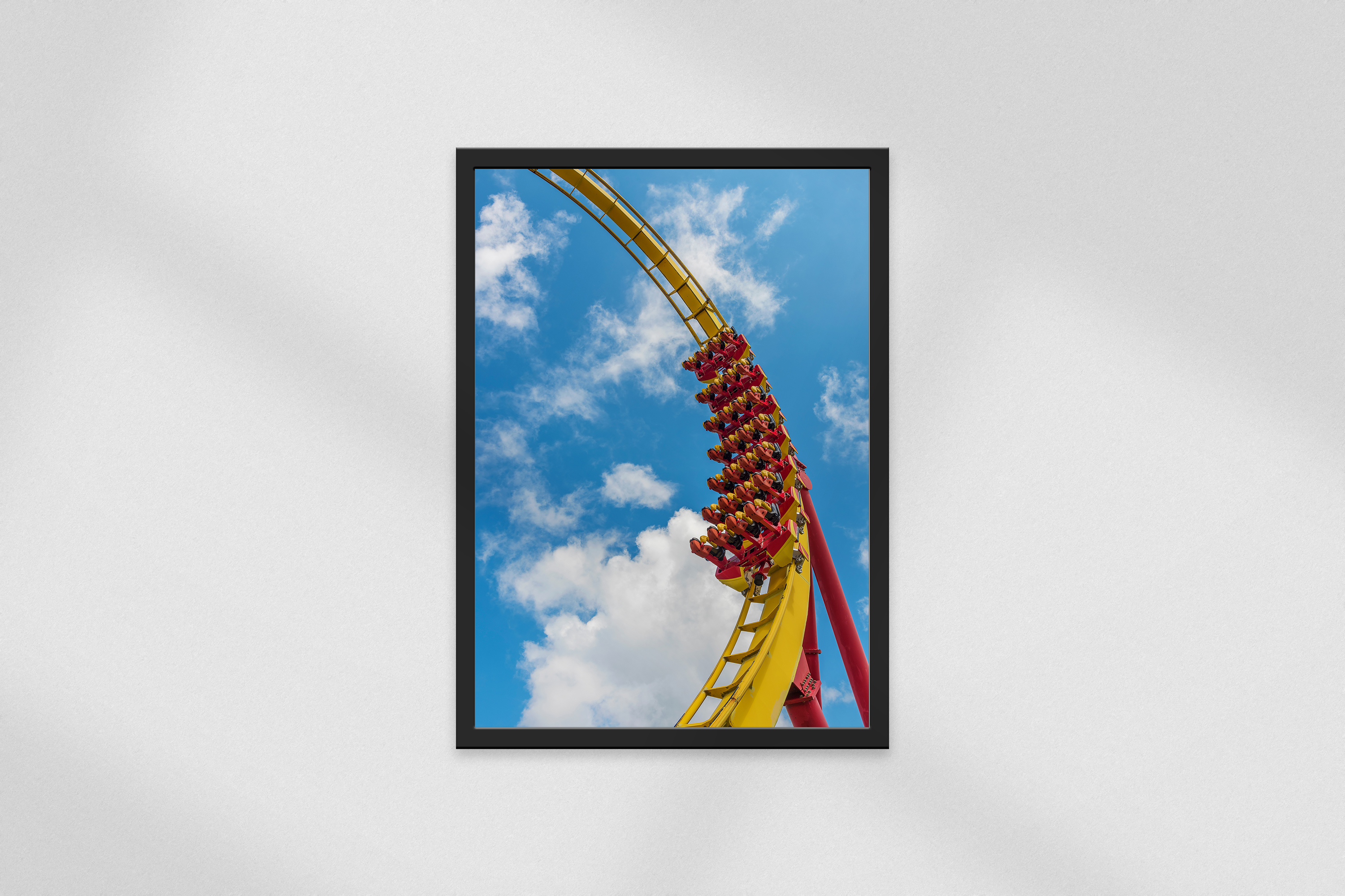 Yellow Loop – Adrenaline Coaster wende Poster
