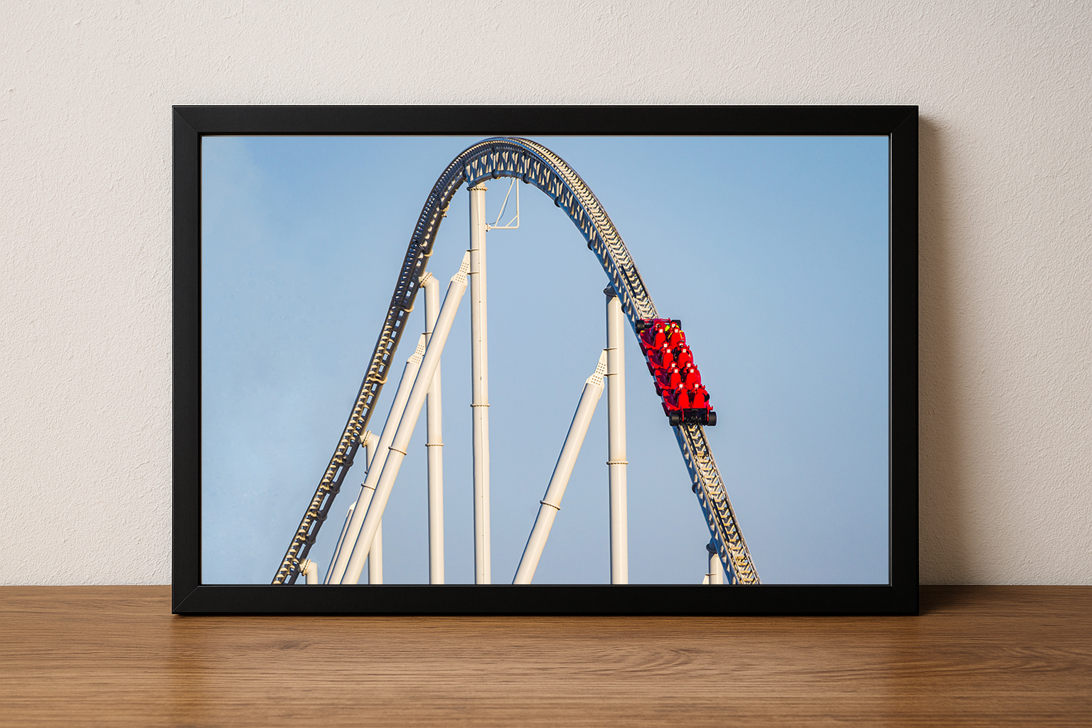 Red Racer - Formula Coaster Wede Poster