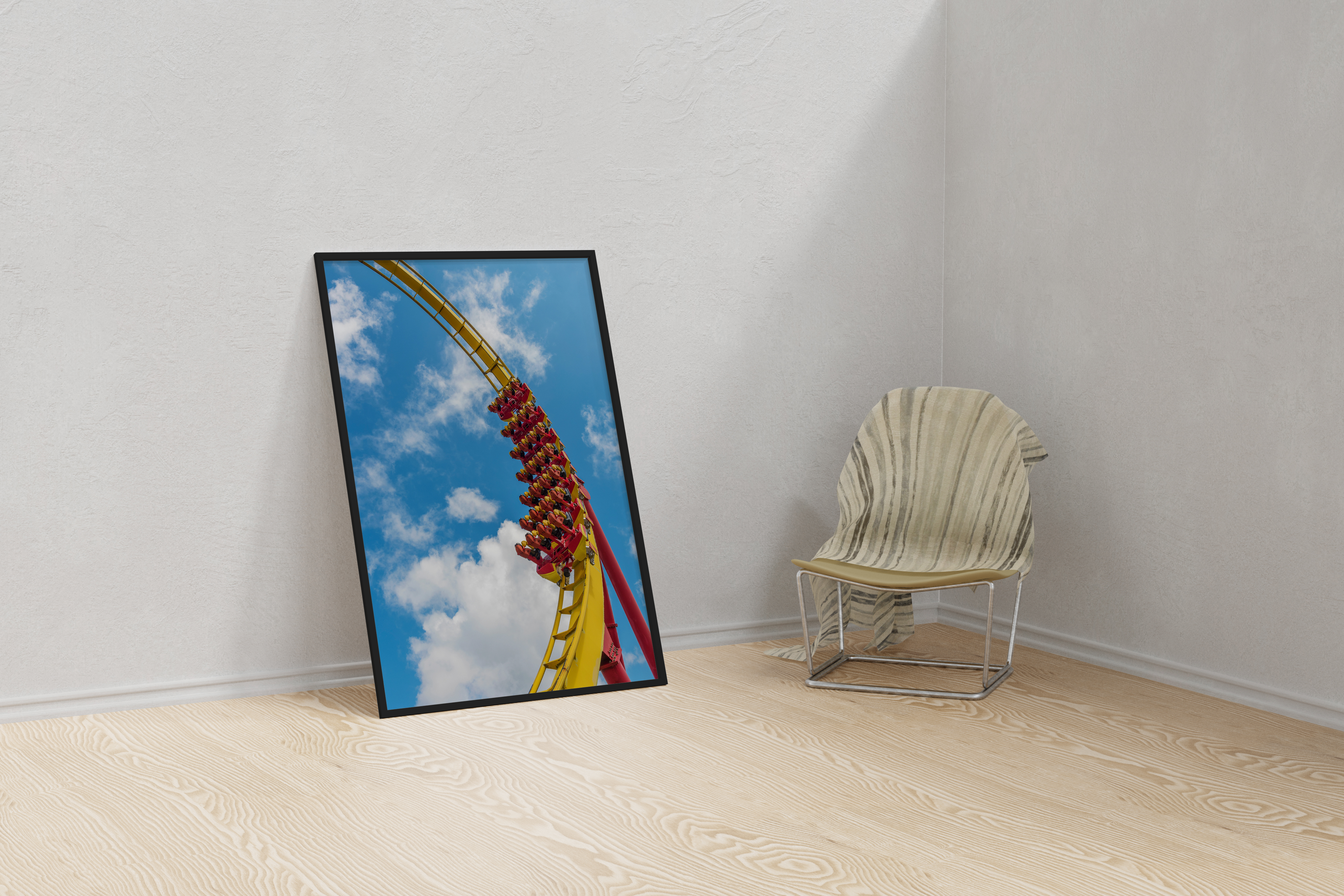 Yellow Loop – Adrenaline Coaster wende Poster