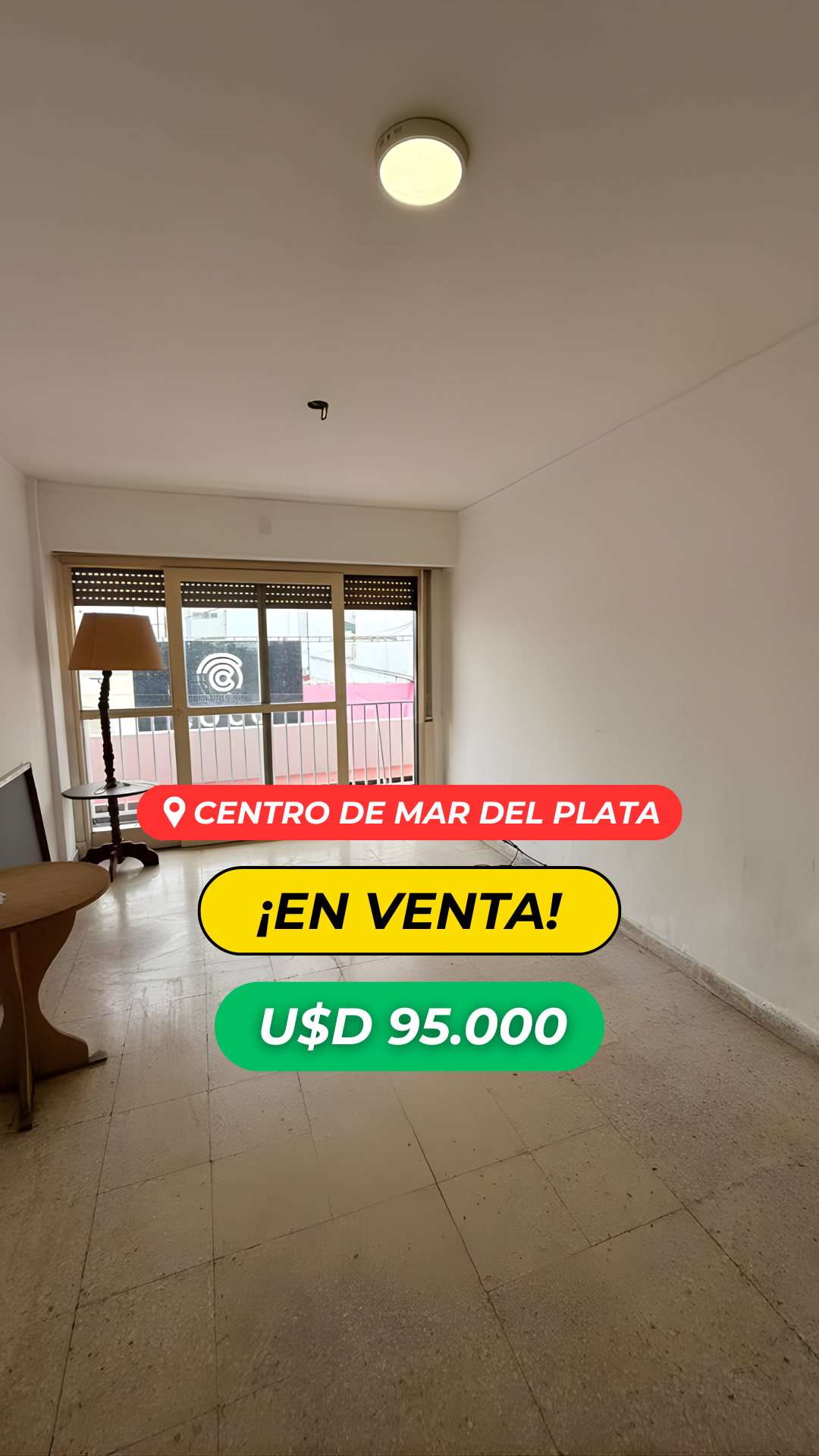 Departamento de 4 Ambientes con patio - Centro de Mar del Plata