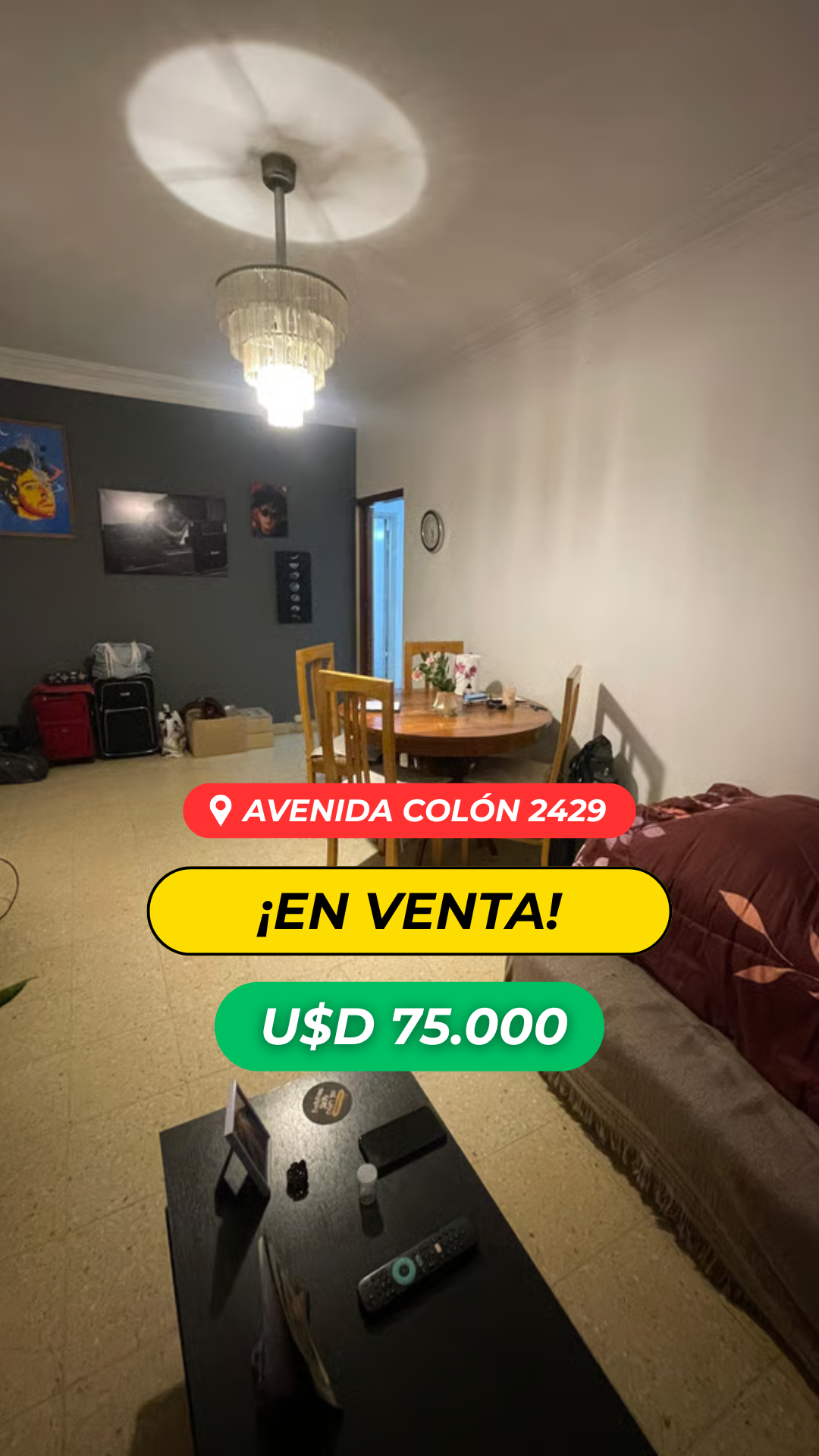 Departamento 2 Ambientes en Venta - Av. Colón, Mar del Plata