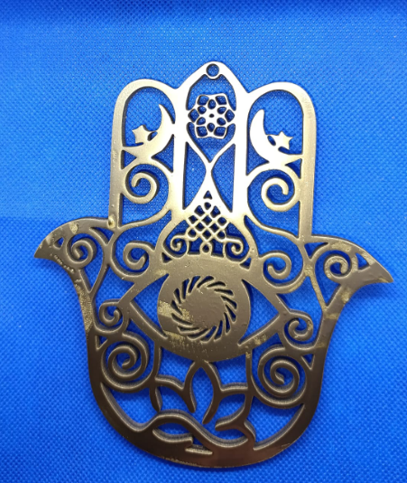 Fatimas Hand aus Holz zum hängen