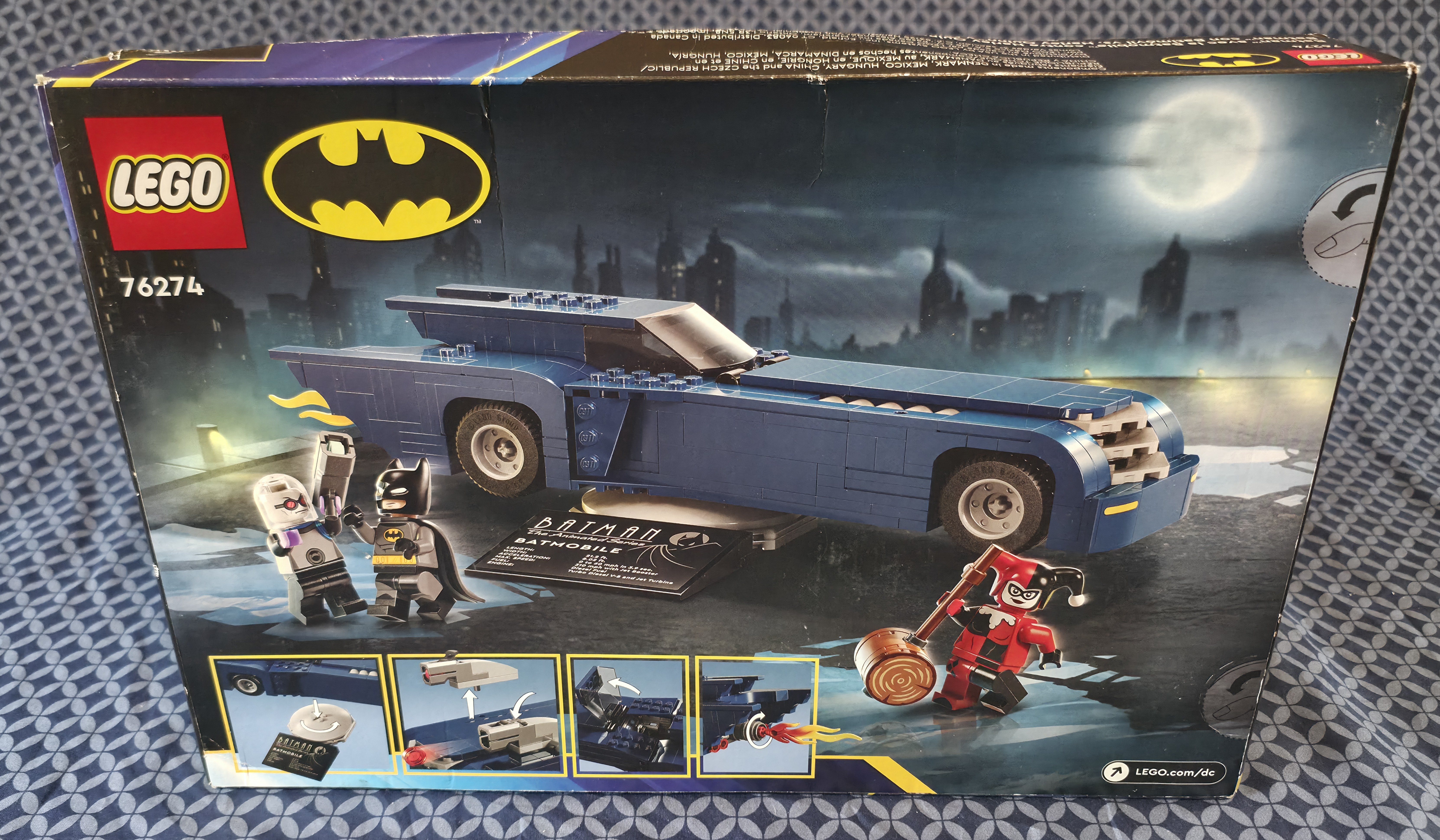 Lego Batman - Batman w/ Batmobile vs. Harley Quinn and Mr. Freeze