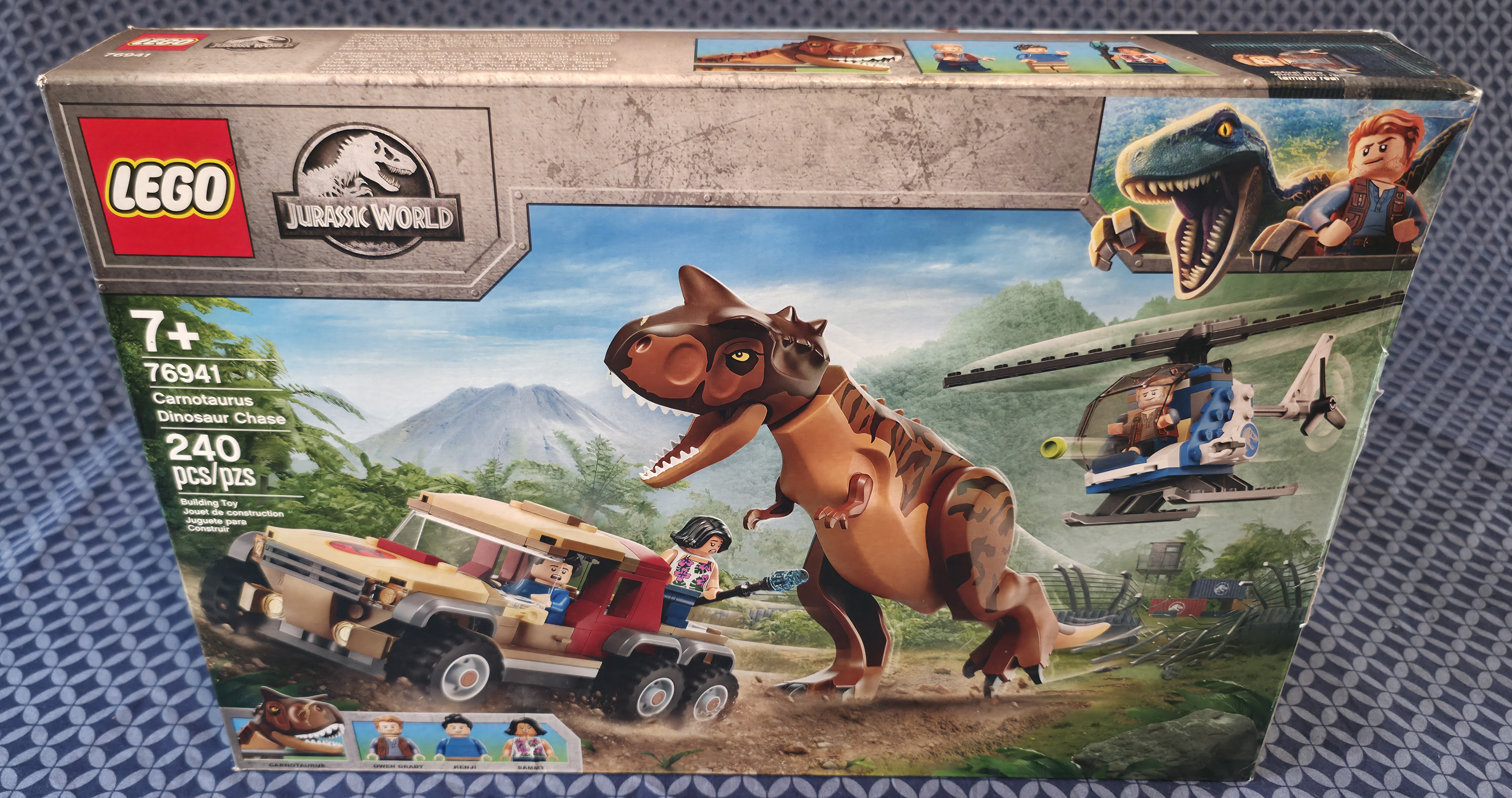 Lego Jurassic Park - Carnotaurus Dinosaur Chase