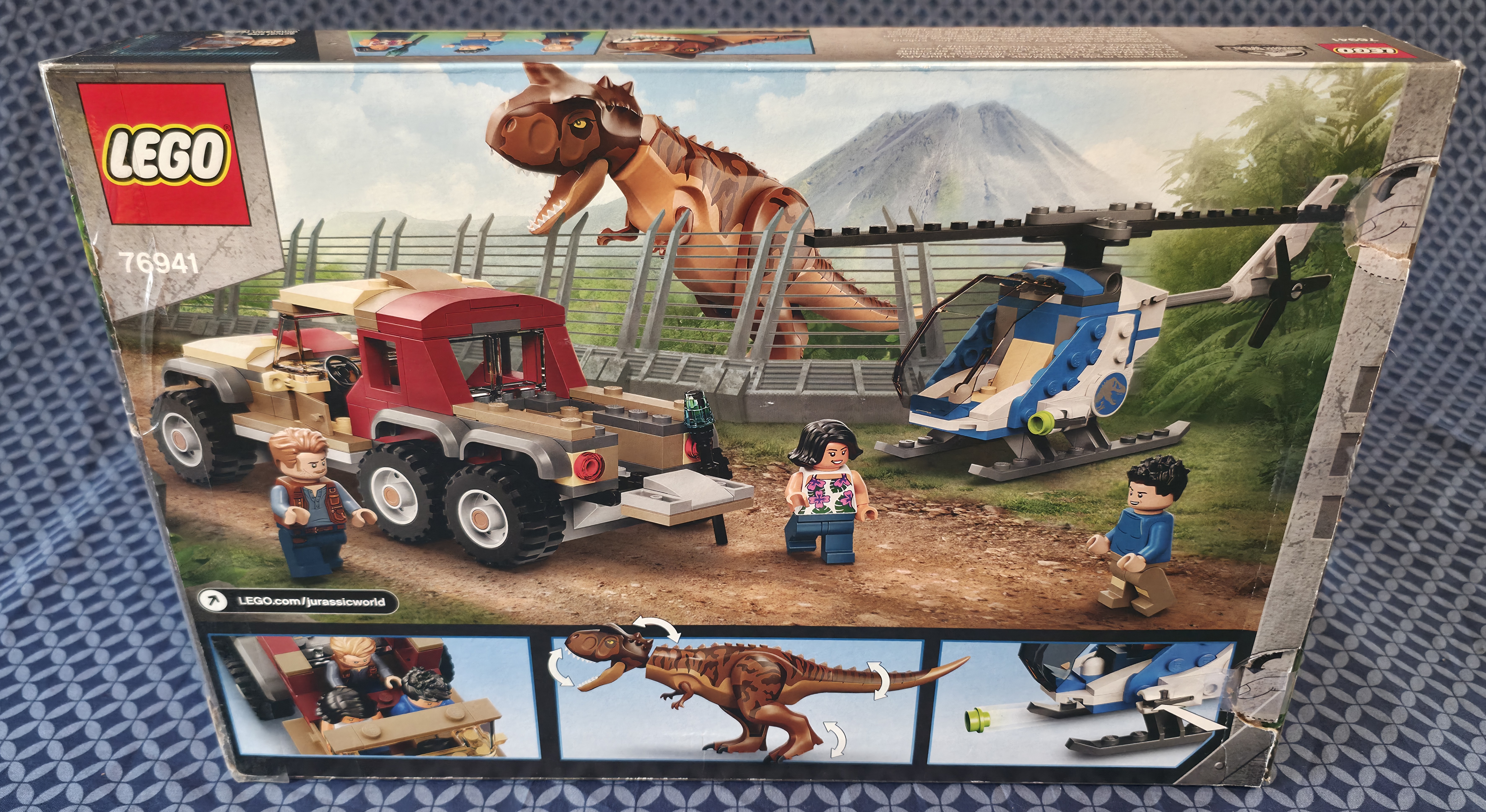 Lego Jurassic Park - Carnotaurus Dinosaur Chase