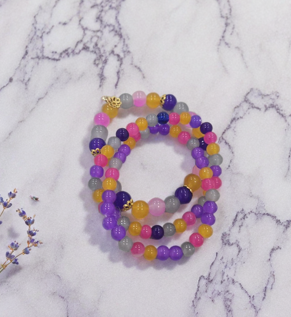Colorful Beaded Bracelet Set