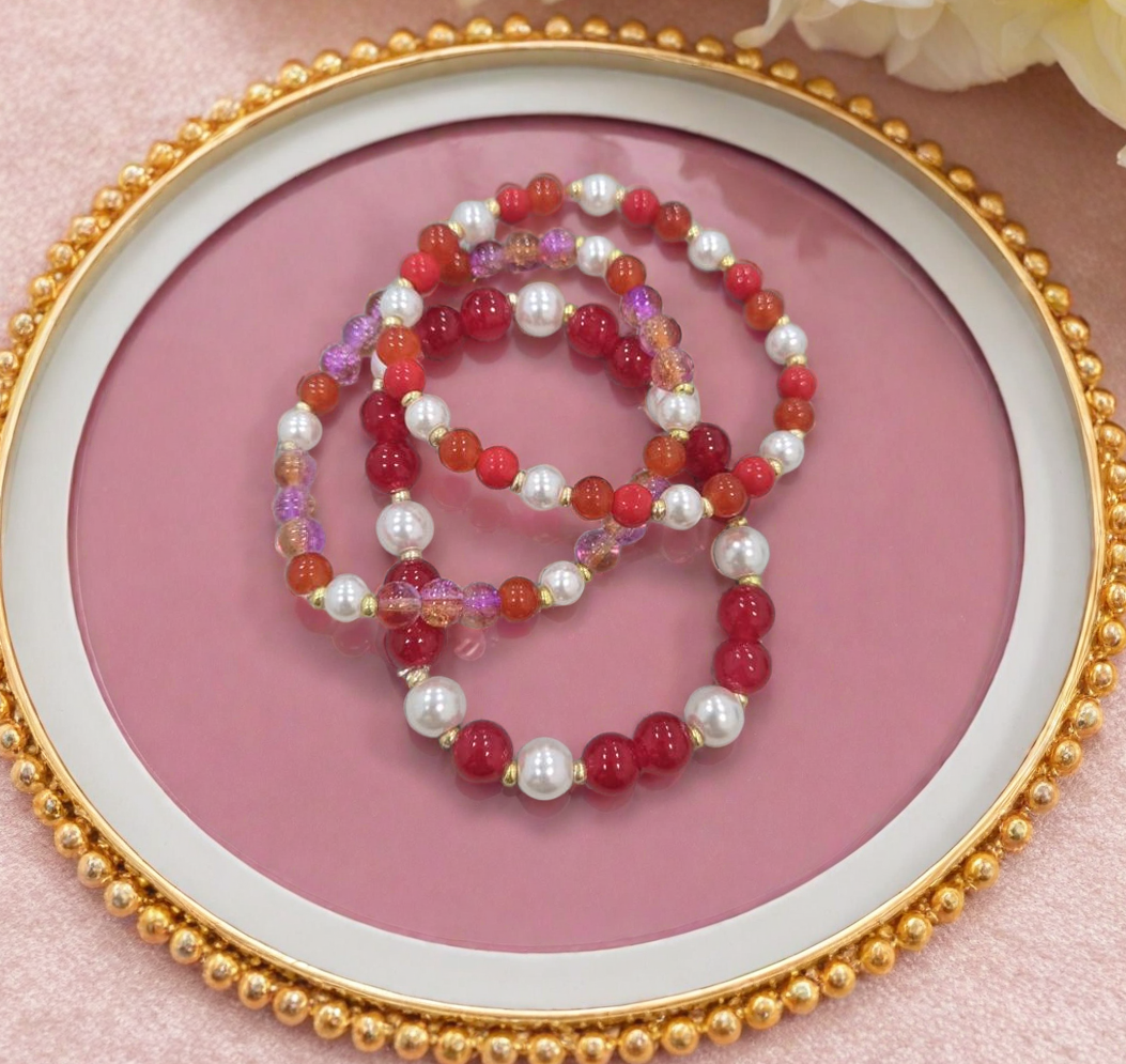 Colorful Beaded Bracelet Set