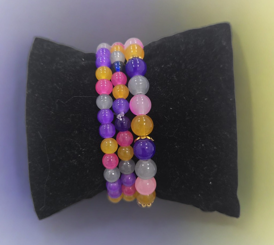 Colorful Beaded Bracelet Set