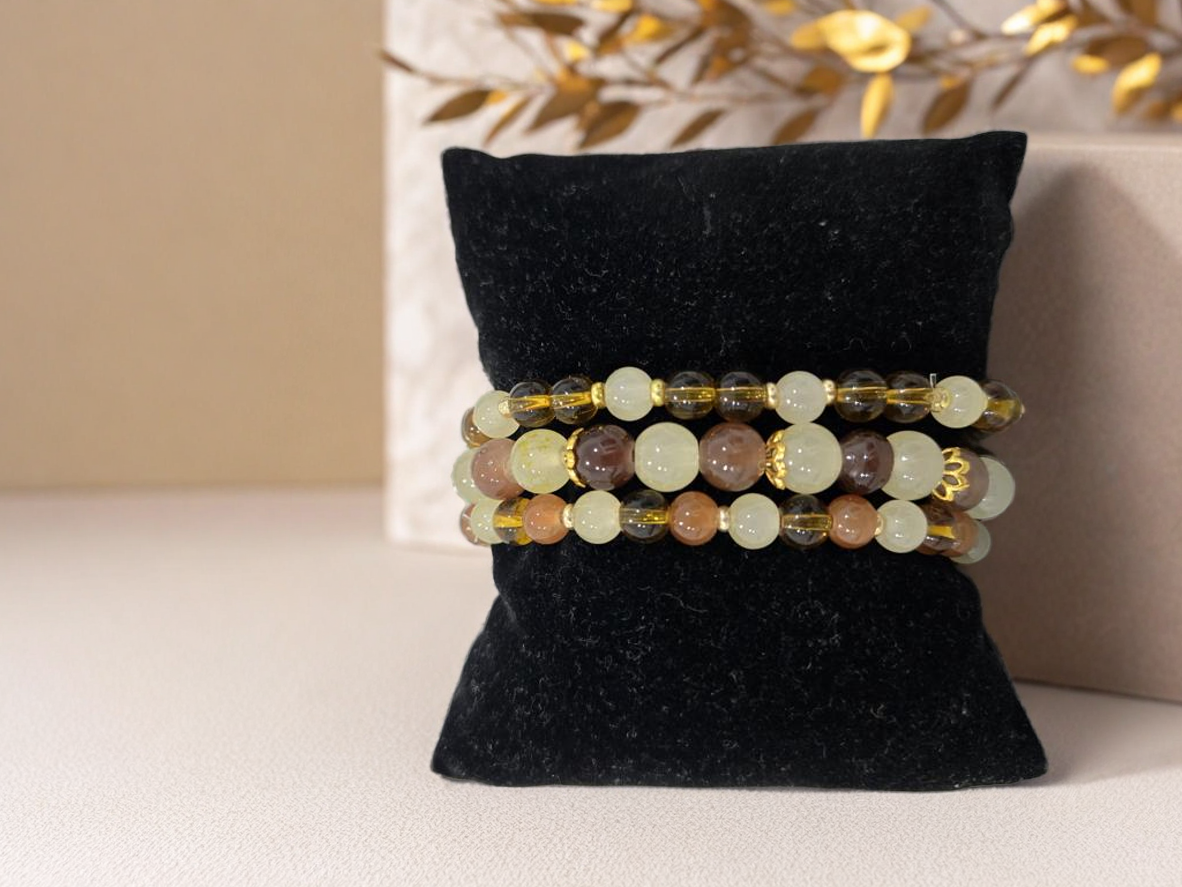 Beaded Stretch Bracelet Set