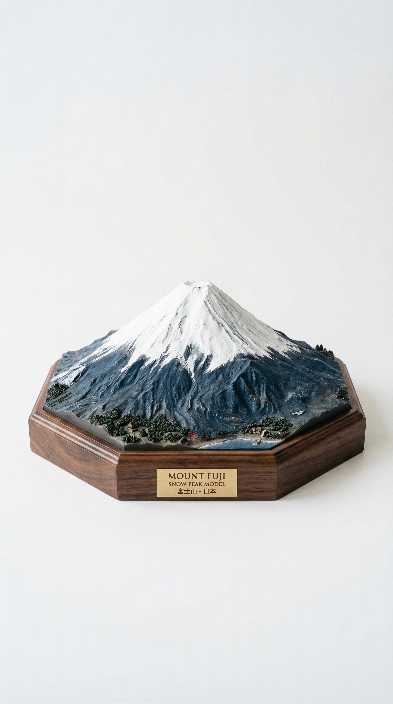 Mount Fuji Miniature Showpiece – Snow Peak Landscape Decor (Rs. 115)