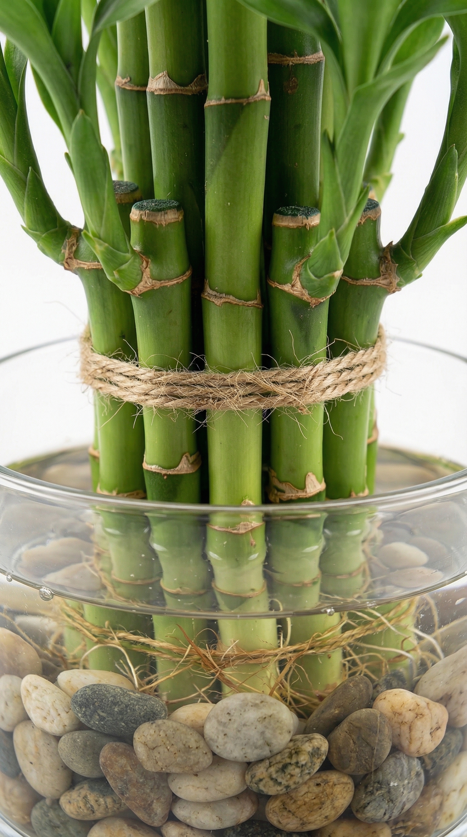Premium Lucky Bamboo Cluster in Glass Vase with Seed Kit – Wealth Magnet Decor (Rs. 115)