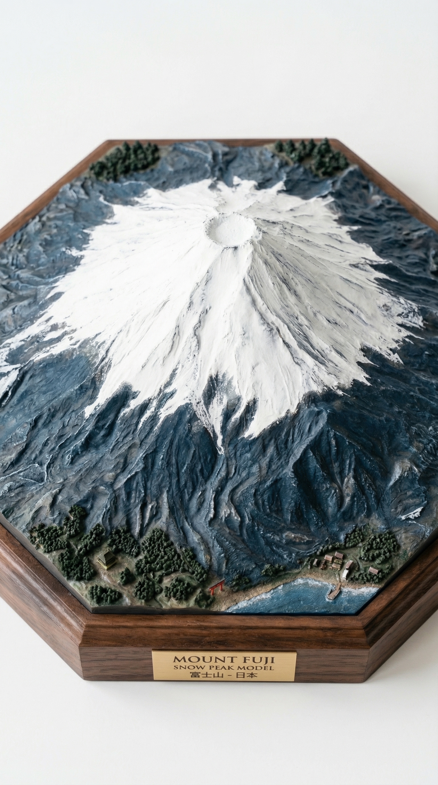 Mount Fuji Miniature Showpiece – Snow Peak Landscape Decor (Rs. 115)