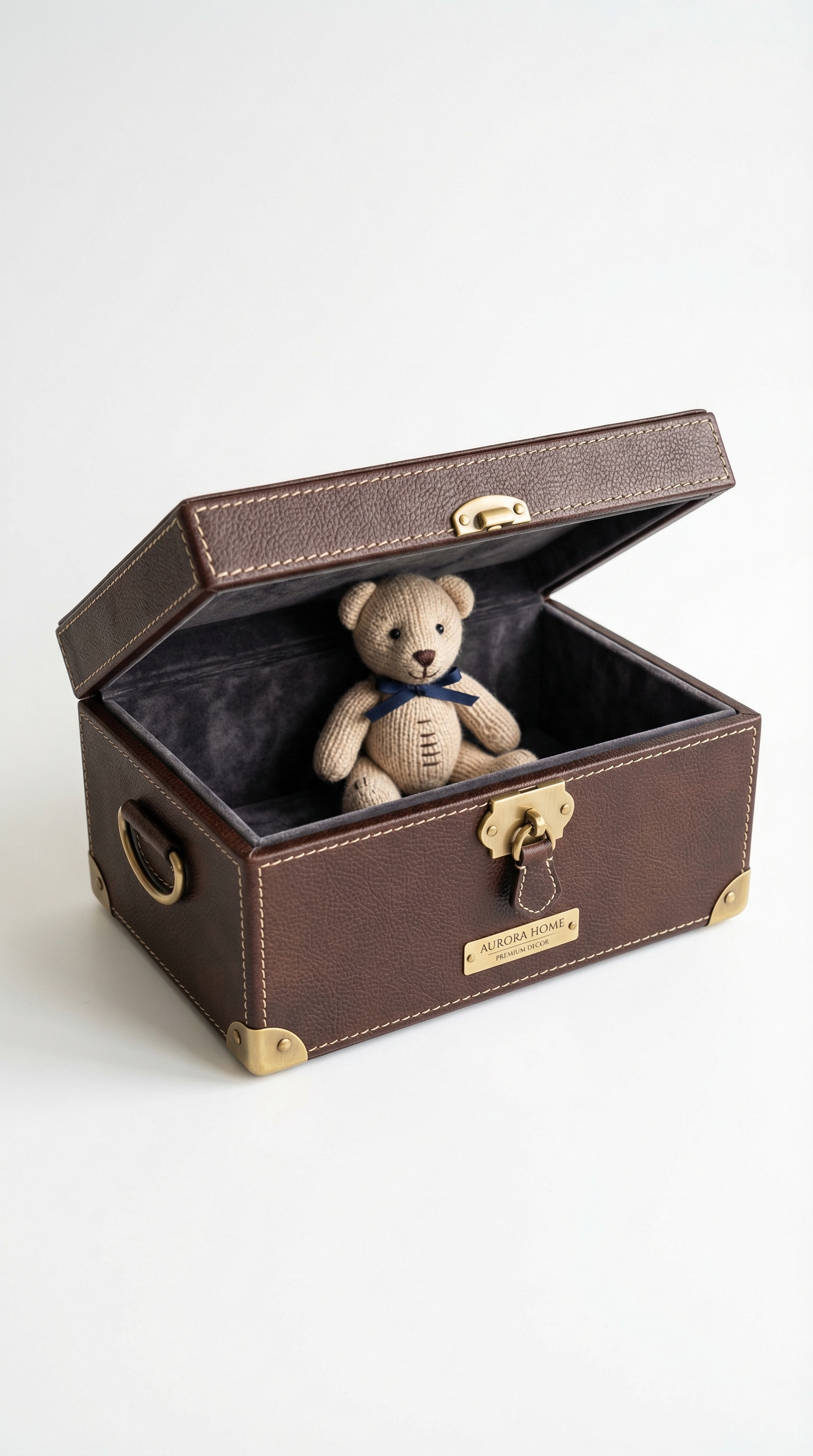 Premium Leather Finish Storage Box – Luxury Organizer Decor (Rs. 110)