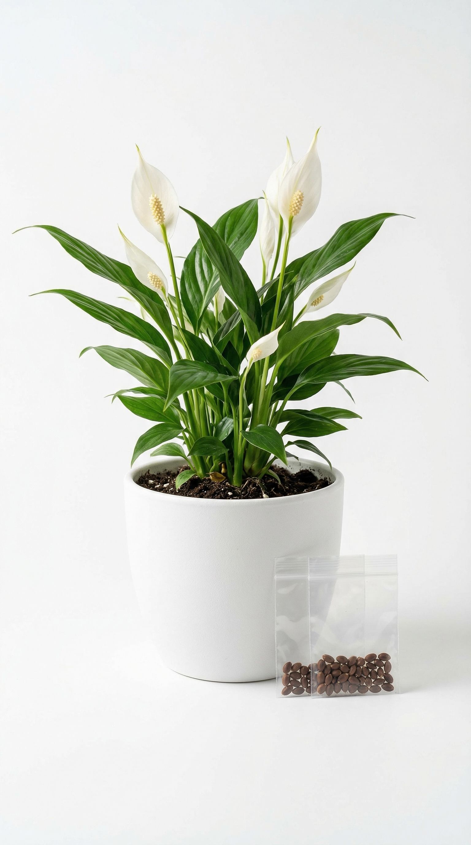 Peace Lily Plant with Seed Kit – Calm. Pure. Powerful. (Rs. 110)
