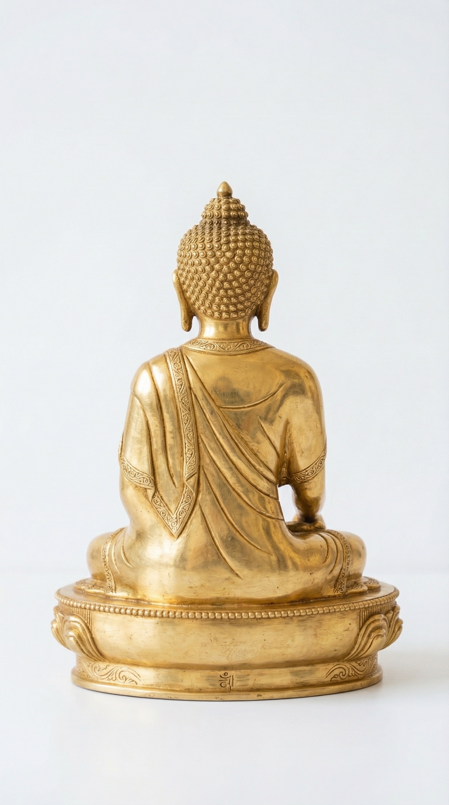 Golden Buddha Meditation Idol – Peaceful Home Decor (Rs. 119)
