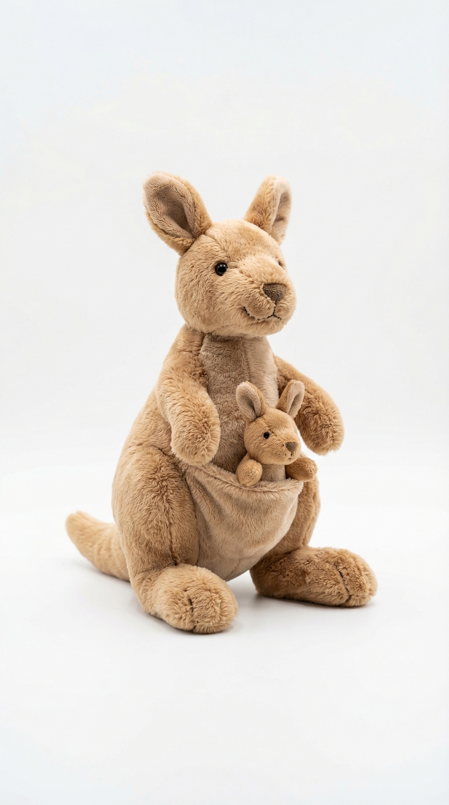 Cute Kangaroo Plush Soft Toy with Baby – 12 Inch (Rs. 89)