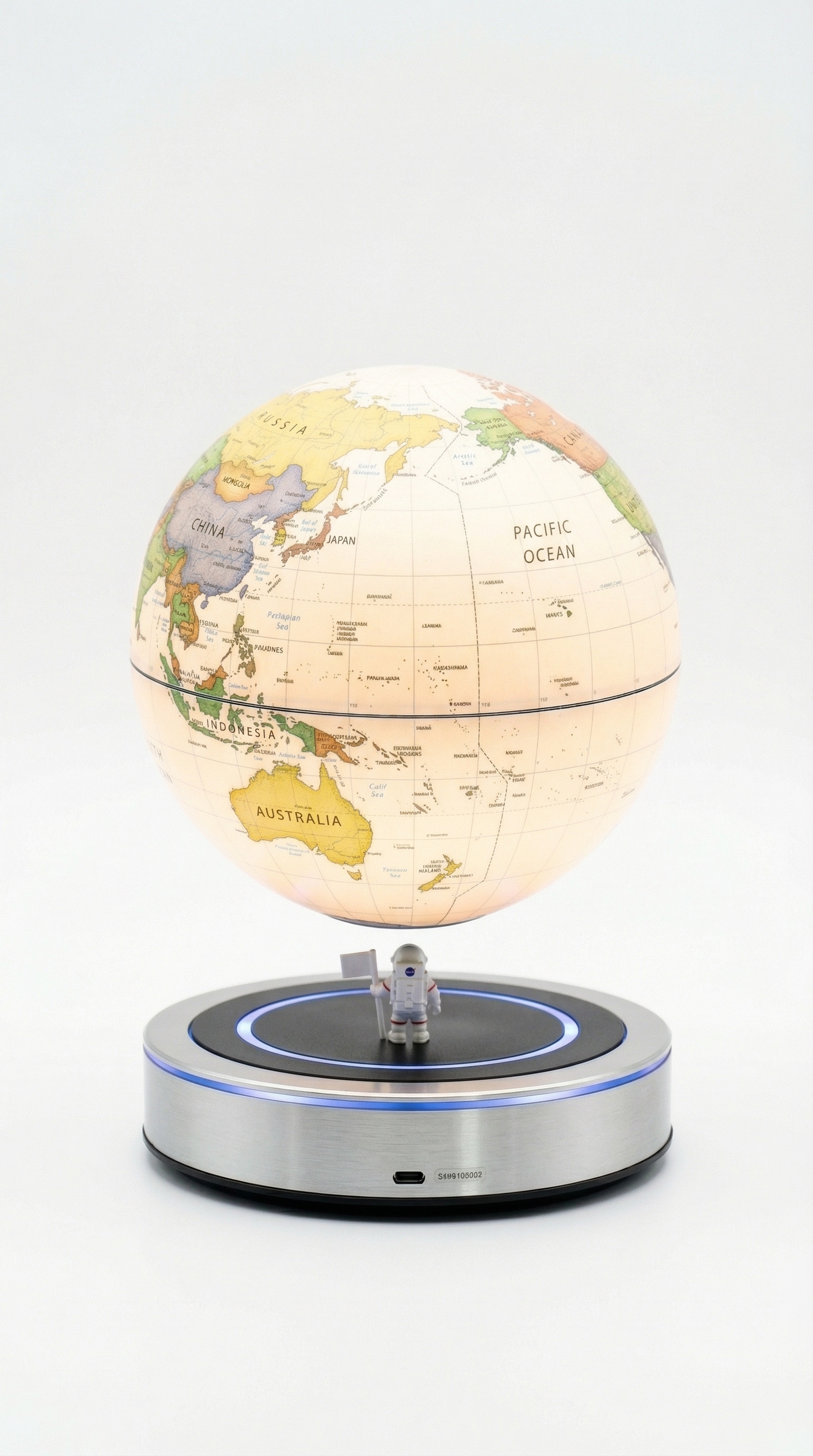 Floating Magnetic Globe Lamp – Modern Home Decor (Rs. 120)