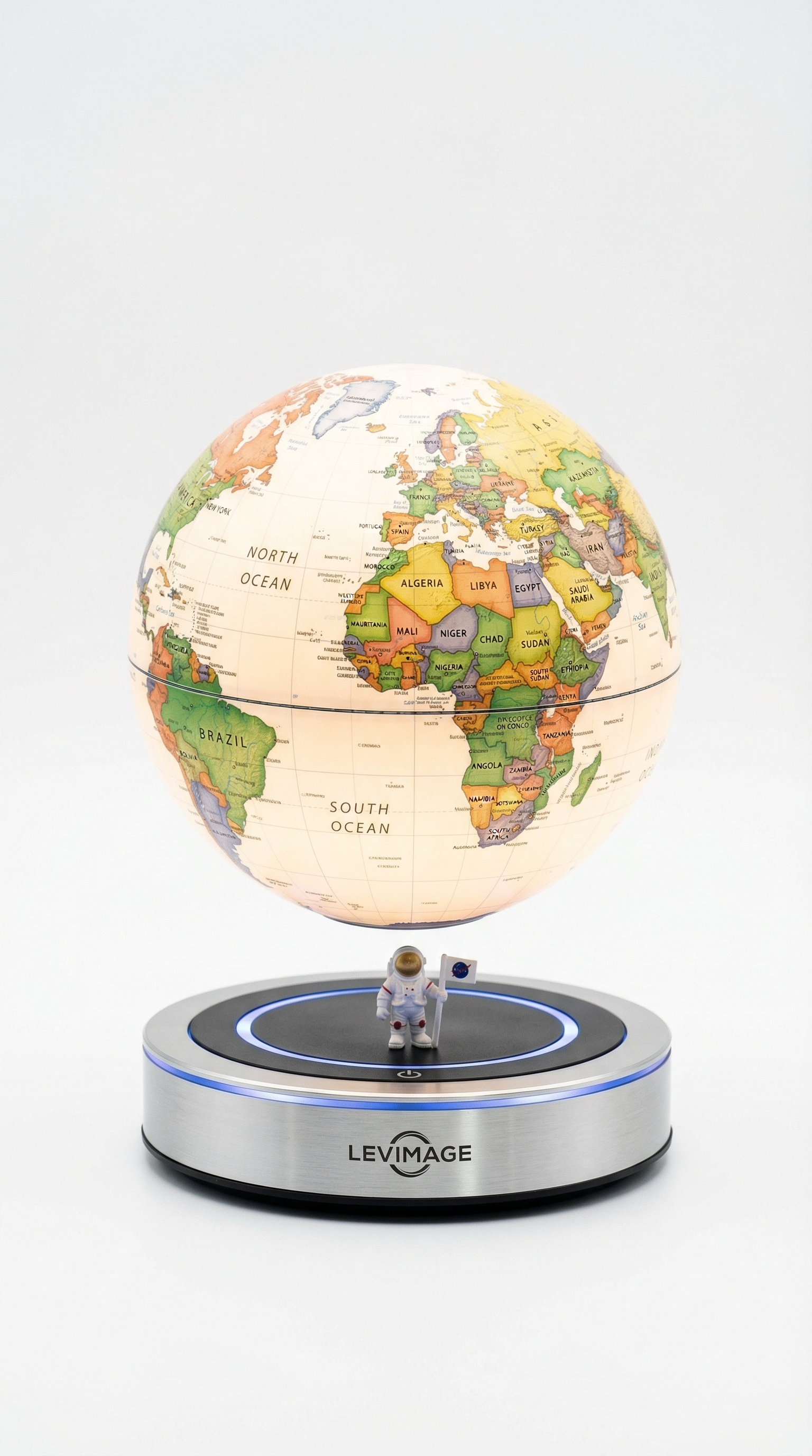 Floating Magnetic Globe Lamp – Modern Home Decor (Rs. 120)