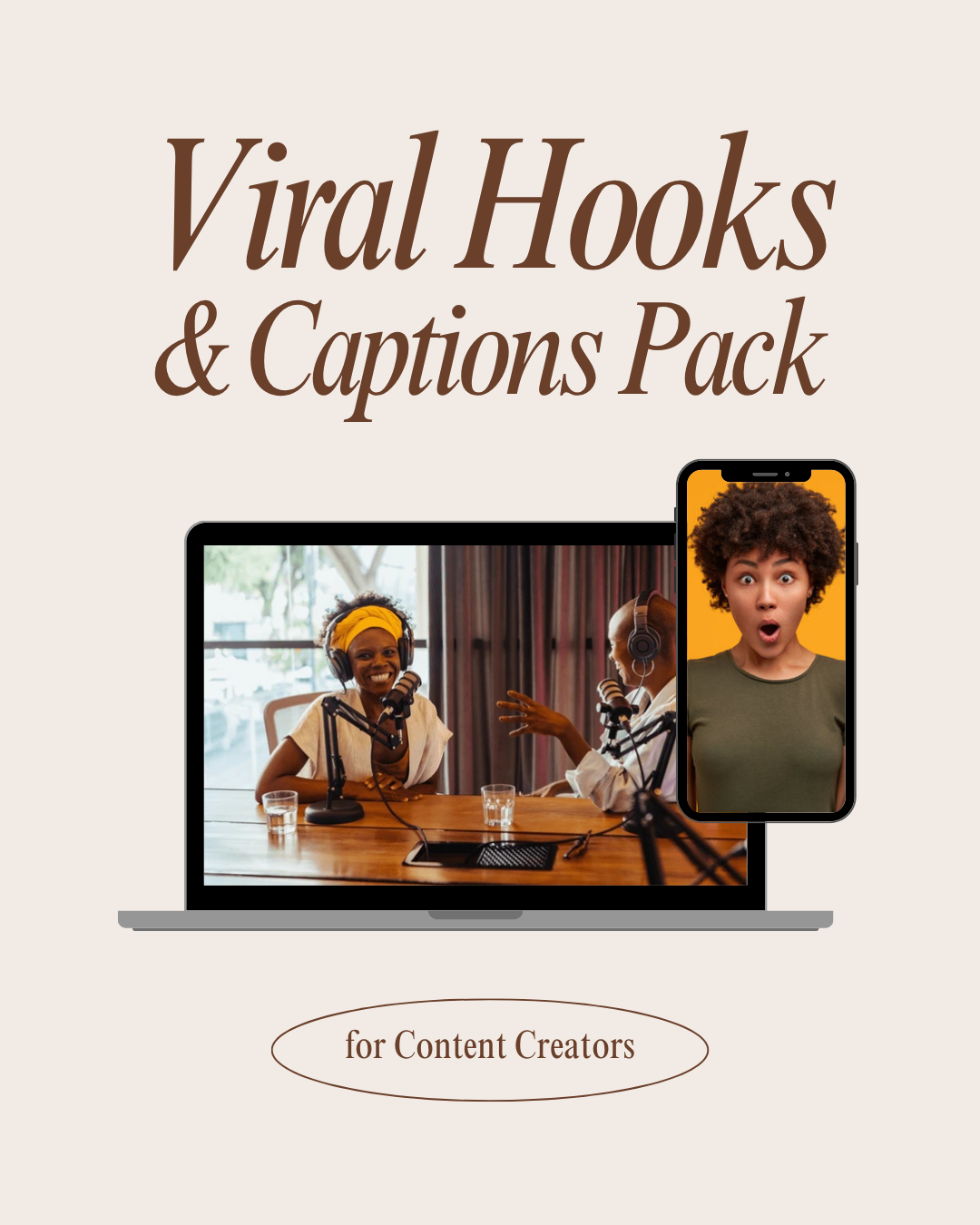 Viral Hooks & Captions Pack