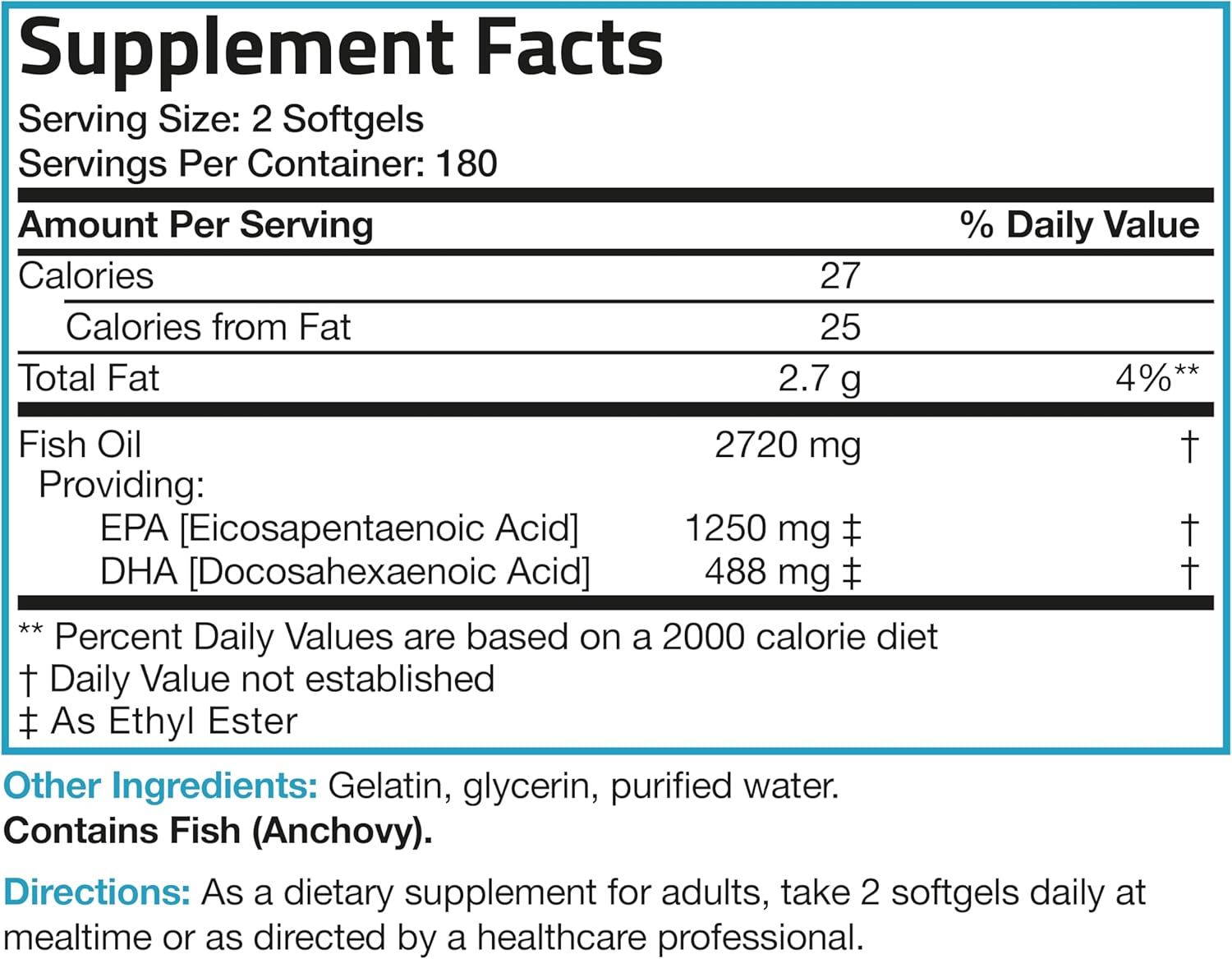 Omega-3 Fish Oil Triple Strength