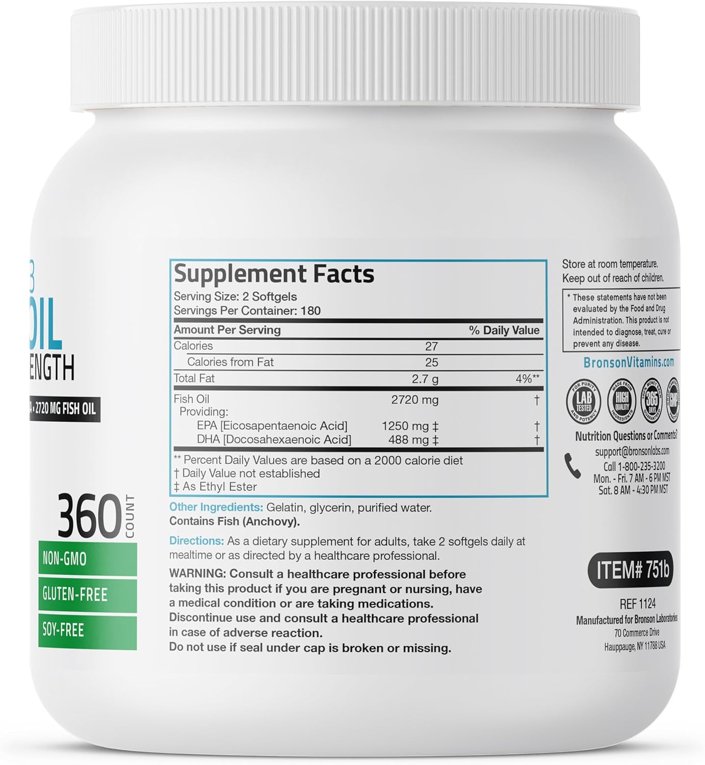 Omega-3 Fish Oil Triple Strength