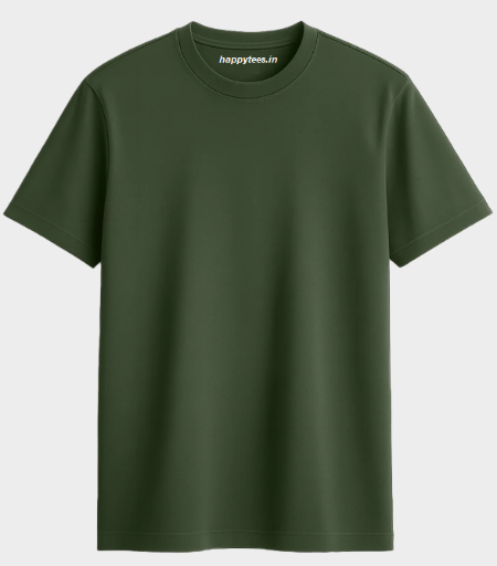 Olive Green Oversized T-Shirt for Men