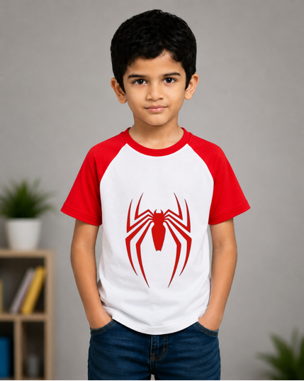 Kids Spider Print T-Shirt