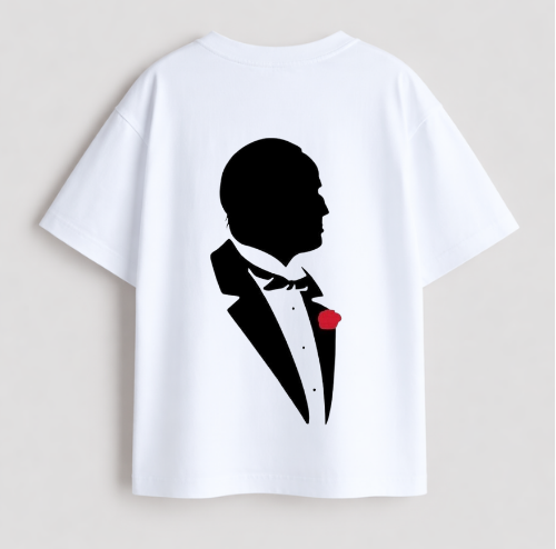 The Godfather Oversized White T-Shirt for Men