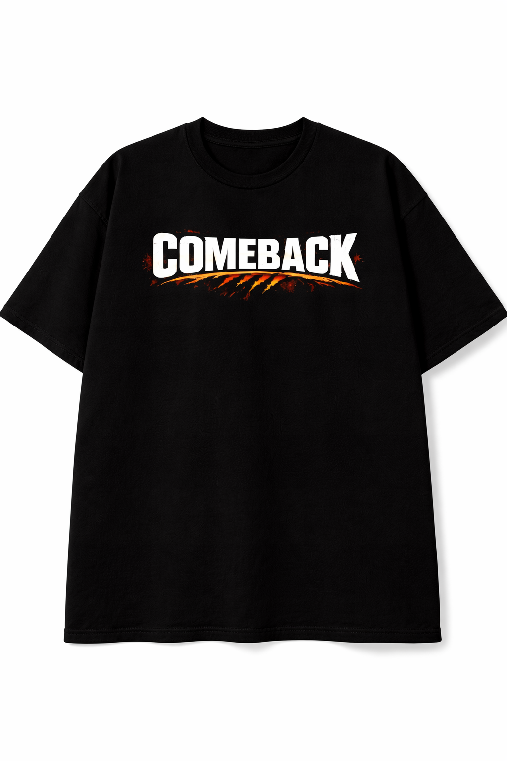 COMEBACK Oversized T-Shirt – Motivational Streetwear (Unisex)