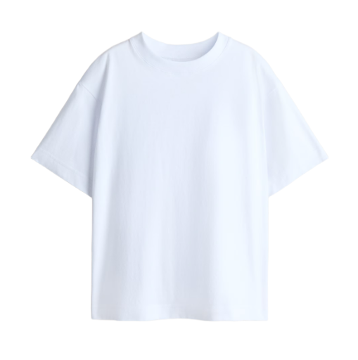 Oversized White T-Shirt – 240 GSM Heavyweight Cotton