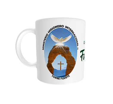 Taza Misionera Torre Fuerte – Fe que se Comparte
