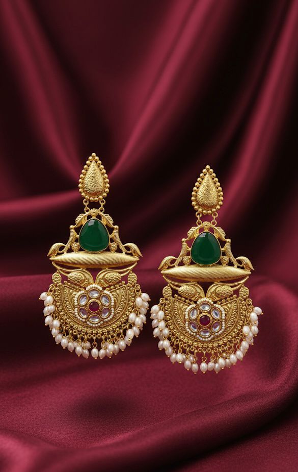 Avyukta Brass Earrings 