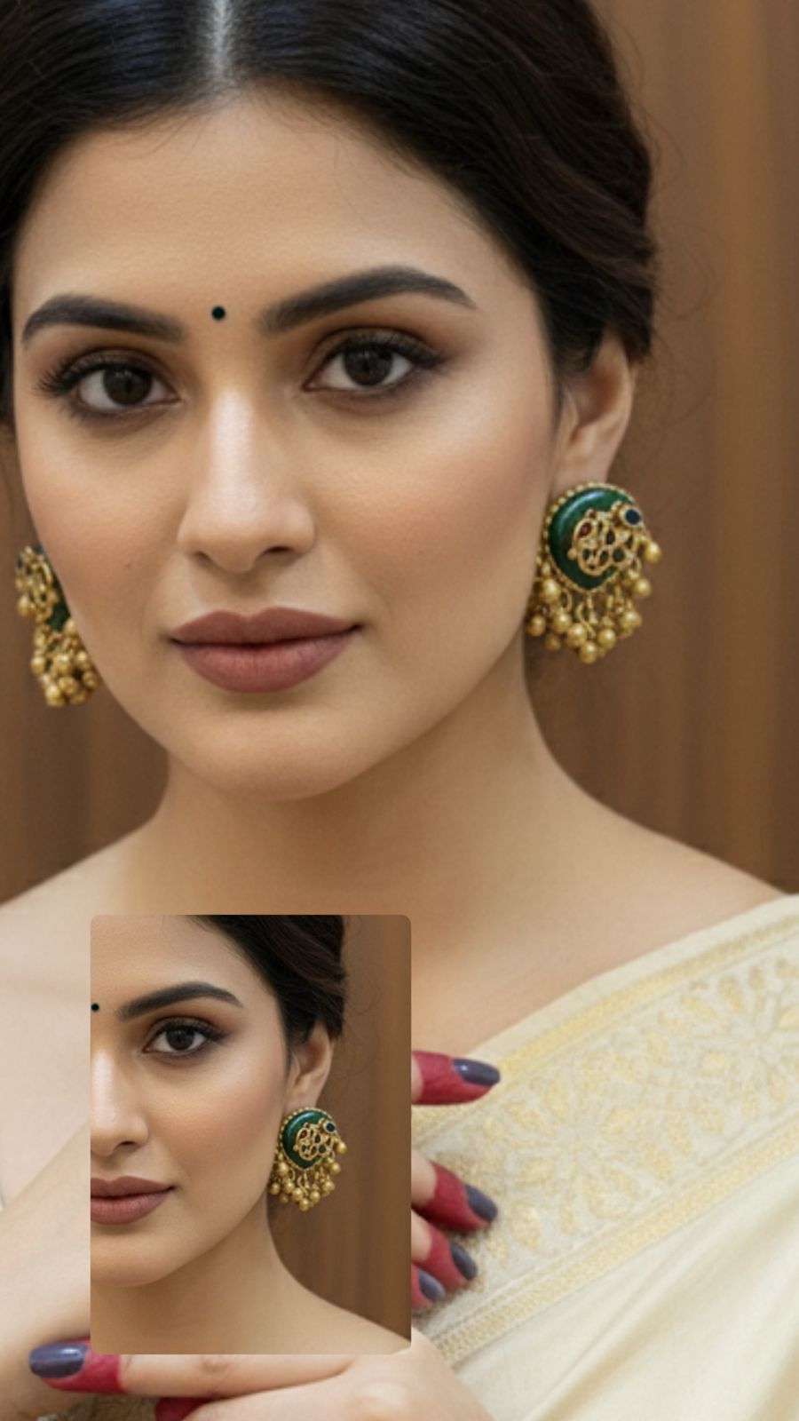 Narayani Brass Studs
