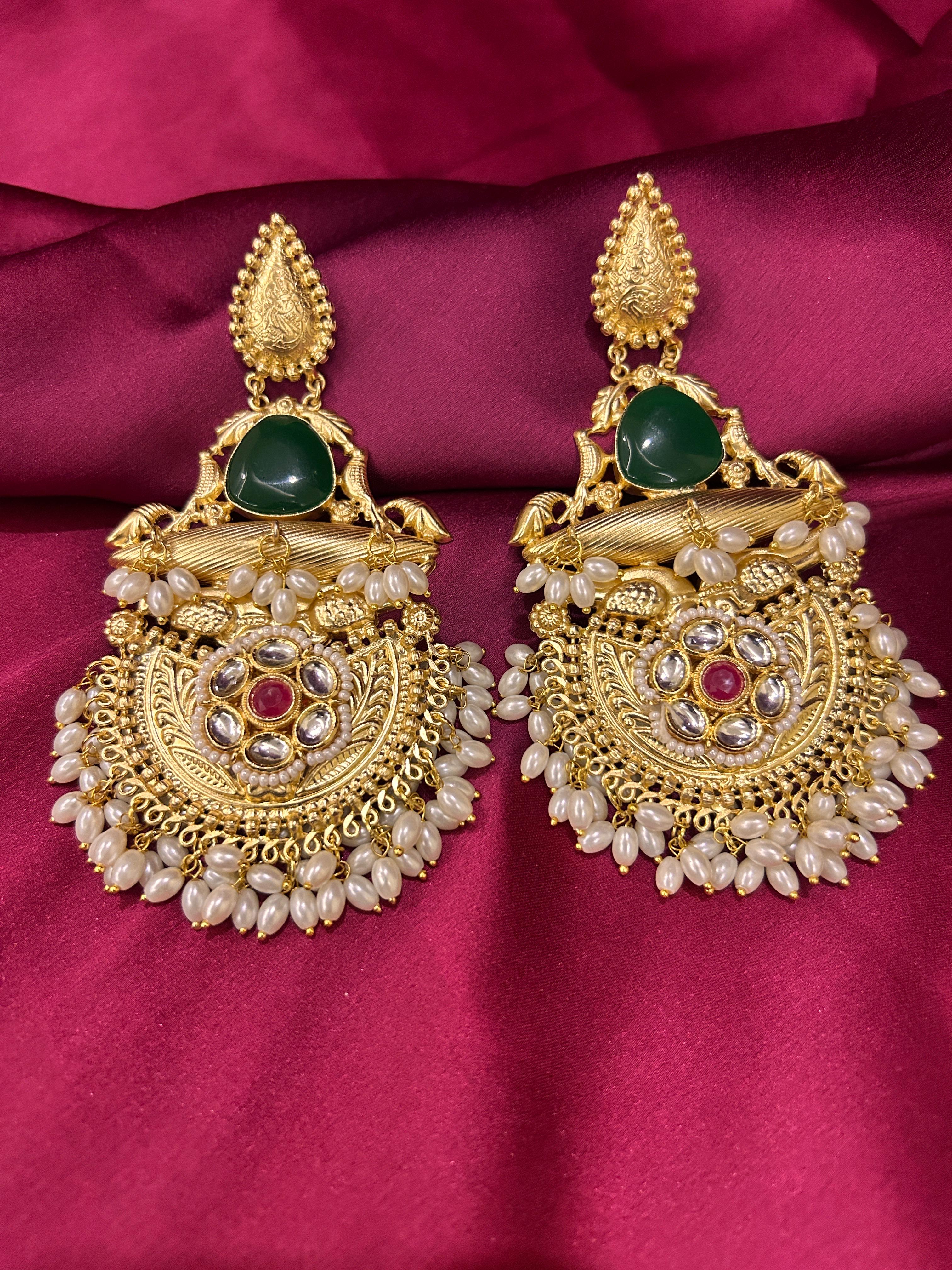Avyukta Brass Earrings 