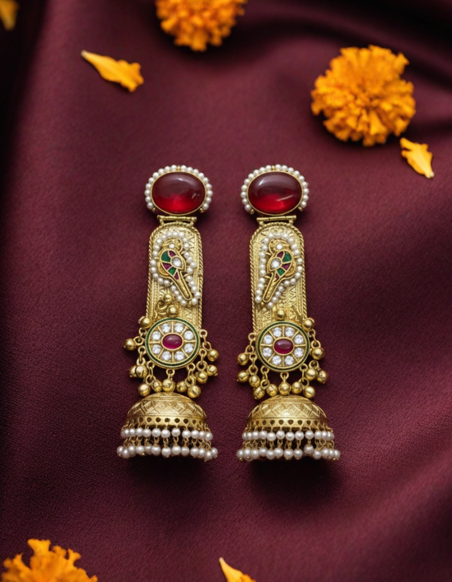 Mohini Brass Earrings