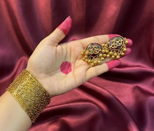 Narayani Brass Studs