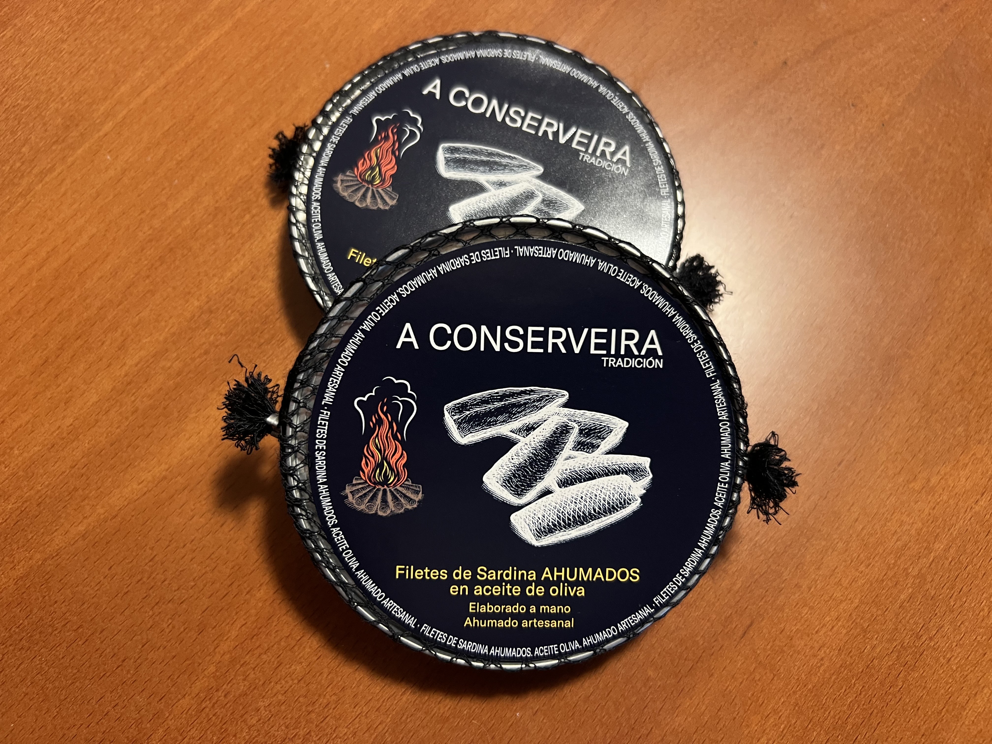 Filetes de sardina ahumados en aceite de oliva