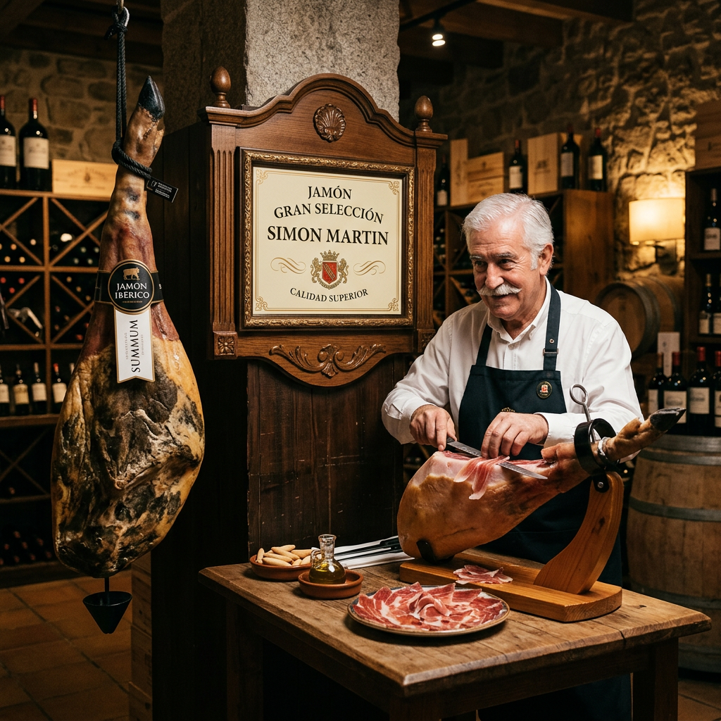 Jamón Ibérico Gran Selección Simon Ibéricos de Guijuelo.